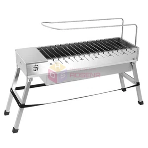 Foldable USB Electric Charcoal Grill/Automatic Flip Barbecue Stove for Outdoor - Picture 1 of 10