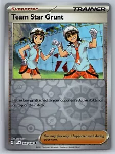 NM Team Star Grunt 195/198 Reverse Holo Scarlet & Violet Base Set Pokemon 2023 - Bild 1 von 2