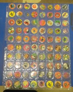 VINTAGE POG COLLECTION LOT OF 159 RETRO COLLECTIBLES 1990'S