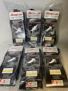 BLACK Snap-on Tools Ankle Socks Large (Size 7-12) Made in USA! *6 Pairs* - Picture 1 of 4