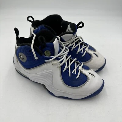 Nike Air Max Penny 2 Zapatos 5.5Y Azul Atlántico Tenis de Baloncesto Blanco Azul Foto 1 de 4