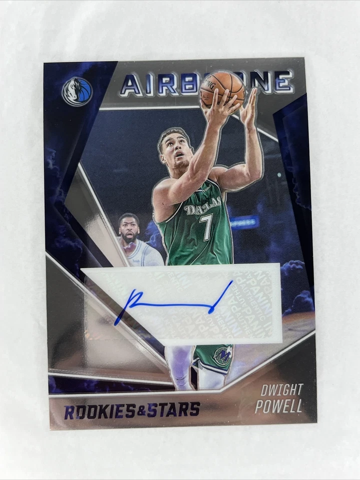 2020-21 Panini Chronicles Dwight Powell Rookies Stars Airborne Auto 81/99 Dallas - Image 1 of 2