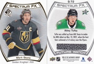 2021-22 UD SP AUTHENTIC SPECTRUM FX BOUNTY UNUSED 1-99  YOU PICK / YOU CHOOSE