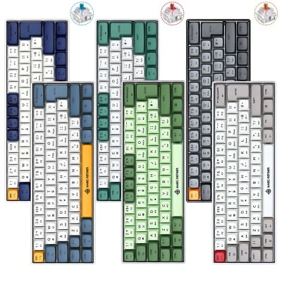 Mechanical Keyboard 60% Wired RGB Backlight Compact 61Keys PBT Dye-subbed Keycap - Image 1 of 4