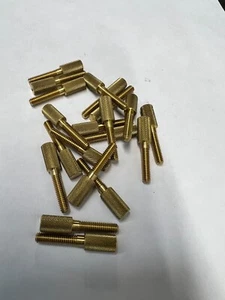 Knurled Long Head Thumb Screws Brass 8-32 Thread - Qty 20 / 80095B - Picture 1 of 2