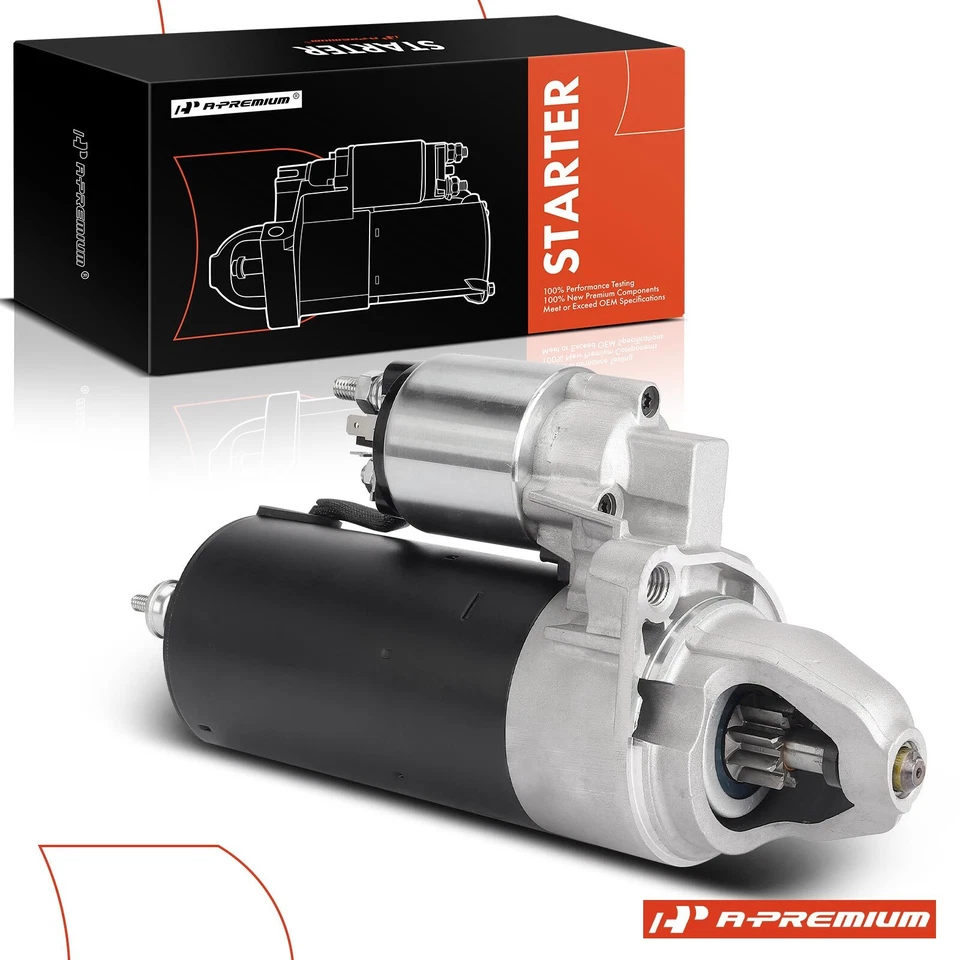 Motor De Arranque para Audi A6 Quattro 00-04 S6 S8 4.2L 3.7L 1.7kW 12 V CW 9 Dientes Foto 1 de 4