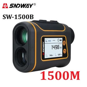 1500m Laser Range Finder, Golf Rangefinder Flagpole Locking, 6X Magnification - Picture 1 of 11