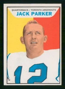 Jack Parker 1965 Topps CFL 65 no 110 Exino + 66159 - Imagen 1 de 2