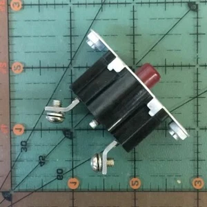 Disyuntor de circuito para aviones Klixon PSM-10/43A8304 10A vintage 10 amperios aviónica de lote antiguo - Imagen 1 de 3