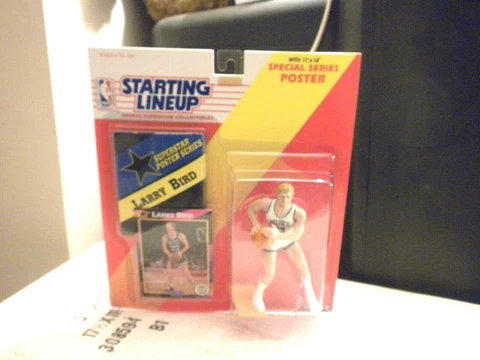 BRAND NEW (NOS) 1992 LARRY BIRD CELTICS STARTING LINE UP FIGURE MOMC VERY NICE Cover