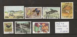 ZAMBIA...Sc #146/912...Usato...1975/2000...7 Diff...SCV $15,45...Belli argomenti - Foto 1 di 1