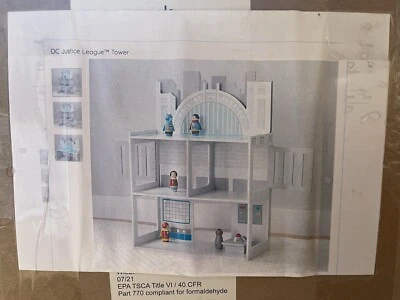 Pottery Barn Kids Salón de la Justicia Torre DC Comics Superhéroes - NUEVO Foto 1 de 4