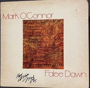 MARK O'CONNOR PERFEKT SIGNIERTES FALSE DAWN ALBUM COVER MIT JSA COA. - Bild 1 von 2