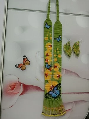 Collar Hecho a Mano Semilla Cuentas Estilo Americano Buen Collar Boho Cuentas Collar Foto 1 de 4