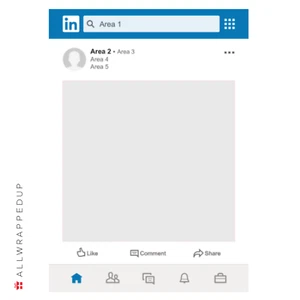 Personalisierter Indeed Selfie-Rahmen, ausgeschnitten, A2, Party Requisite, professionell, blau - Bild 1 von 1