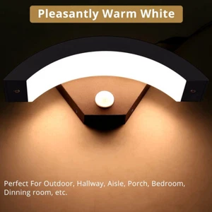 LED Außenleuchte mit oder ohne Bewegungsmelder Wandleuchte Außenlampe Wandlampe - Bild 1 von 22
