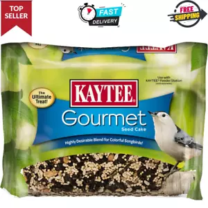 Wild Bird Gourmet Seed Cake for Cardinals, Chickadees, Juncos, Titmice and More - Picture 1 of 9