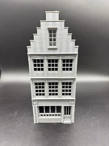 28 mm, 1/56, impreso en 3D, edificio holandés sin pintar, Segunda Guerra Mundial, acción de perno (DUT -4) - Imagen 1 de 10