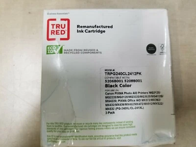 TRU RED Canon PG-240XL Black Remanufactured High Yield Ink - TRPG240CL2412PK - Image 1 of 3