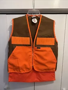 VTG NEW NOS Ideal Men's Size M Orange Duck Hunting Vest/Game Bag ~ Made In USA - Picture 1 of 8