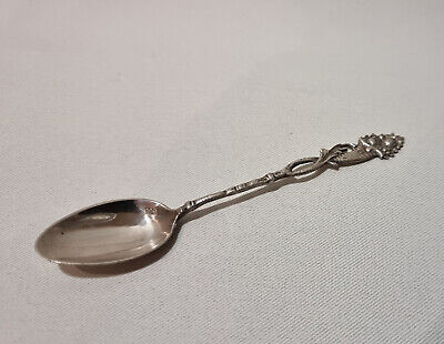 Vintage European 800 Silver Tea/Coffee Spoon Cornucopia Finial • 39$