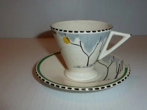 Vintage Gilman & Co. Retro Shape Demitasse Cup/Saucer - Picture 1 of 9