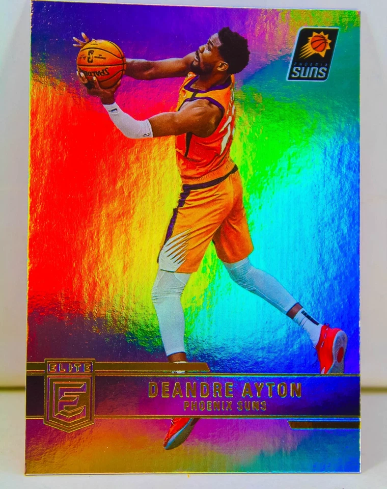 Deandre Ayton 2021-22 Donruss Elite Basketball Silver Foil Refractor Card #33 - Image 1 of 3