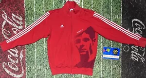 Adidas Track Jacket Men's XXL Red Stevie G Full Zip Liverpool FC Soccer - Picture 1 of 9