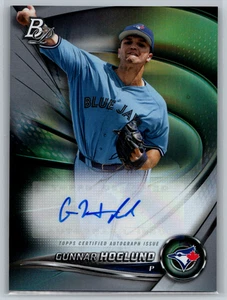 Gunnar Hoglund 2022 Bowman Platinum Top Prospect Auto TOP-45 Toronto Blue Jays - Picture 1 of 2