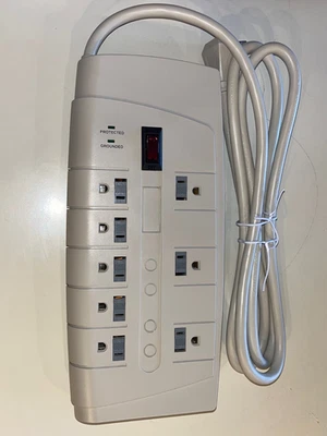 NEW Power First NFM-6MS-F, Grainger 6CYY3 Surge Protection Power Strip, Power 1 - Image 1 of 4