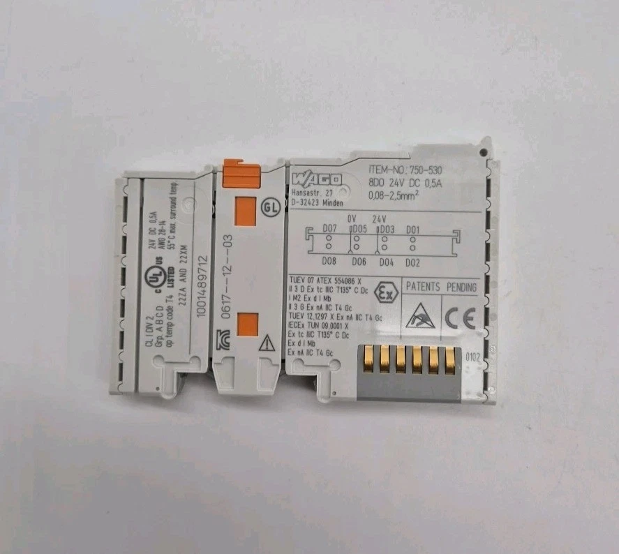 WAGO 750-530 – Digital Output Module 8-Channel 24VDC #2.395 - Bild 1 von 2