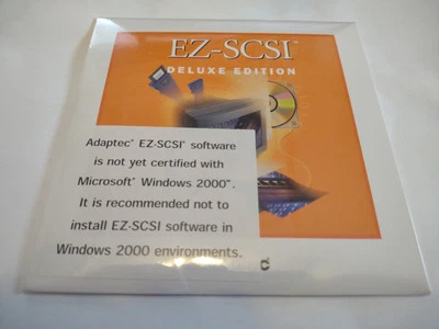 CD-ROM Adaptec EZ-SCSI 5.0 Edición Deluxe 512358-00 Foto 1 de 2