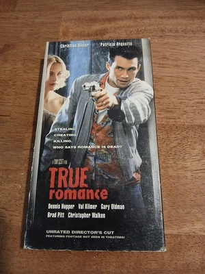True Romance Unrated Director's Cut (VHS, 1994) Block Busters Copy Video Tape - Image 1 of 3