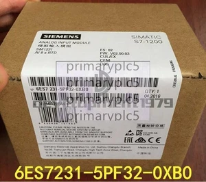 1PC NEW Siemens 6ES7 231-5PF32-0XB0 6ES7231-5PF32-0XB0 IN BOX - Picture 1 of 1