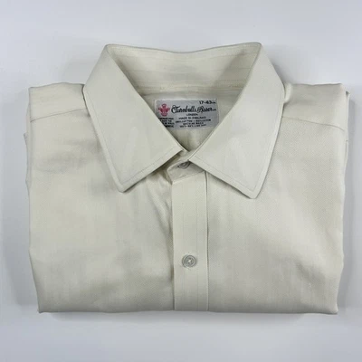 Camisa de vestir Turnbull & Asser para hombre 17-43 cm azul algodón espiga puño francés  Foto 1 de 4