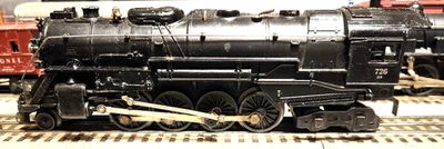 Lionel 726RR BERKSHIRE LOCO ONLY NO TENDER IN FAIR CONDITION, IT RUNS VERY WELL. - Image 1 of 4