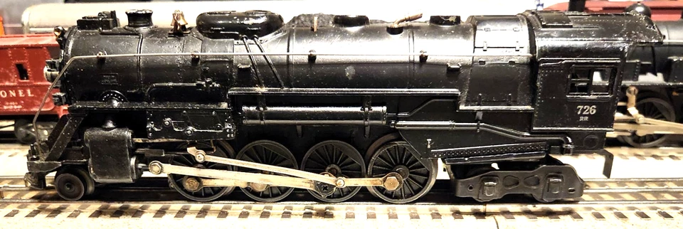 Lionel 726RR BERKSHIRE LOCO ONLY NO TENDER IN FAIR CONDITION, IT RUNS VERY WELL. - Image 1 of 4