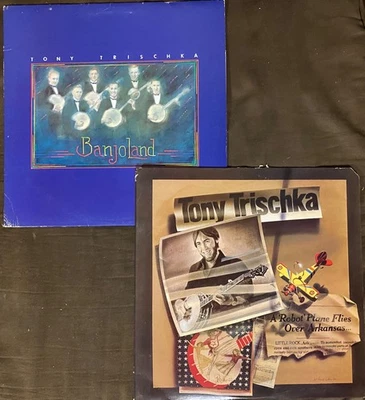 TONY TRISCHKA Banjoland & A Robot Plane…  1977 & 83 Rounder LPs w/ TONY RICE -NM Foto 1 de 4