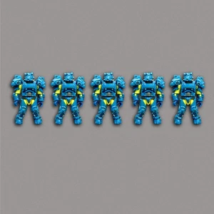 Figura de construcción de acción colección Power Armor T-60 azul bloques MEGA de 5 piezas - Imagen 1 de 4