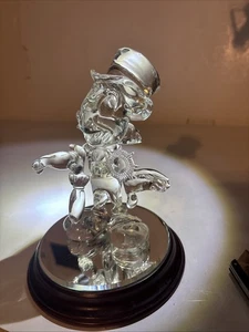 Exklusive Disney Arribas Kristall Jiminy Cricket Pinocchio Figur auf Spiegel - Bild 1 von 22