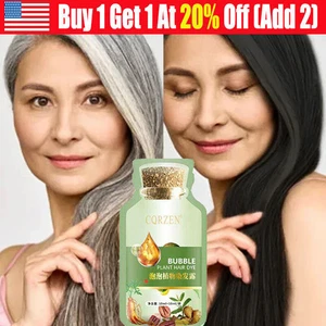 Natural Plant Hair Dye Bubble New Botanical Based for Grey Hair Color Bubble Dye - Picture 1 of 14