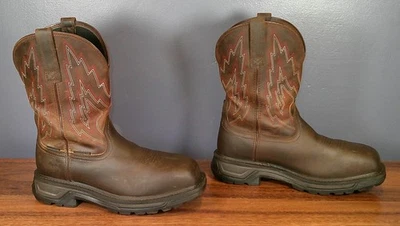 Bota de Trabajo ARIAT Big Rig XT Impermeable Punta Compuesta Cuero 9 EEEE Foto 1 de 4