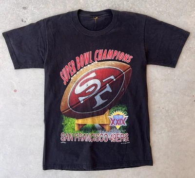 Vintage San Francisco 49ers Shirt Size Medium Super Bowl 29 Champions 90s SF NFL - Image 1 of 4