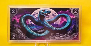 2025 Cool2Coin Year of the Snake Banknote ~ 10 gram PROOF - Picture 1 of 4