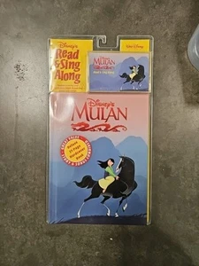 Disney Mulan Lese- und Mitsingbuch und Kassette. Disney Records New Old Stock - Bild 1 von 2
