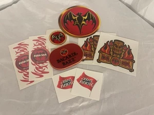 Lote Pegatinas y Tatuajes Temporales de Murciélago Ron Bacardí, Nuevas - Imagen 1 de 2