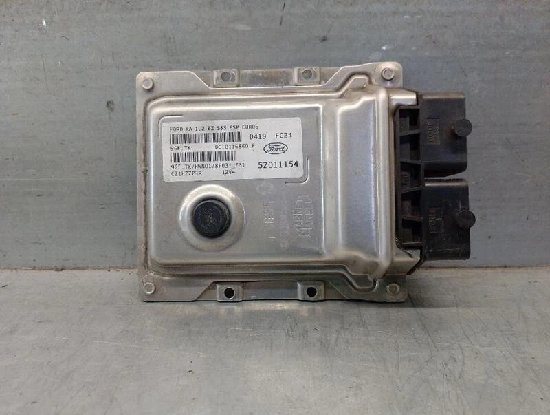 52011154 centralina motore per FORD KA (RU8) 1.2 2008 5192926 - Immagine 1 di 4