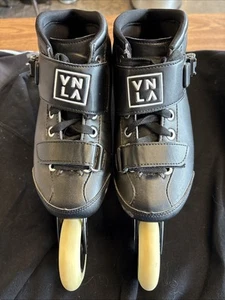VNLA Vanilla Carbon Fiber Speed Skates High Roller 100mm Wheels M04/L05 GREAT - Picture 1 of 3
