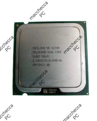 CPU INTEL CELERON DUAL CORE E1500 2.2GHz 800MHz - Socket 775 SLAQZ - Immagine 1 di 2