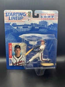Kenner Starting Lineup Atlanta Braves Chipper Jones 1997 New Sealed - Picture 1 of 2
